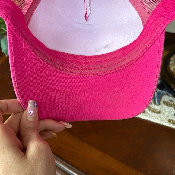 Bass Pro Shops Mesh Trucker Cap Pink Adjustable Fishing Hat Outdoor Girly - Picture 13 of 15
